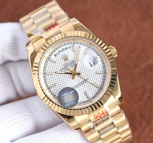 FULL GOLD WHITE PLATE